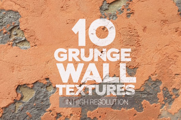 1 Grunge Wall Textures x10 (2340)9